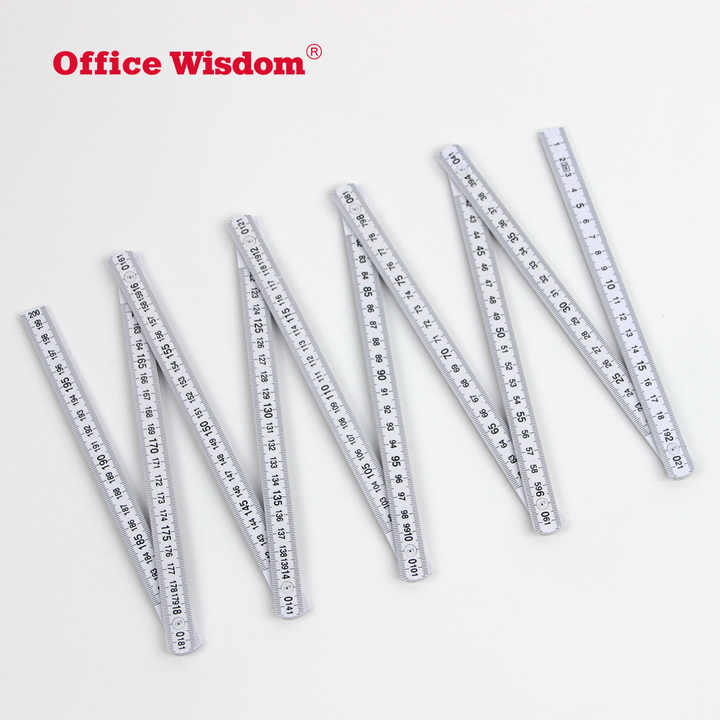 2 Meters Foldable Plastic Ruler - Office Wisdom Quality
