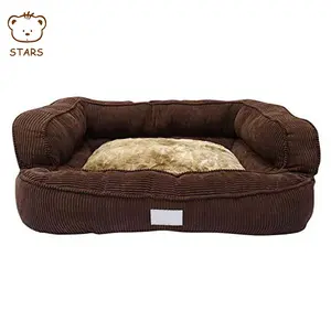 Фабричный ортопедический диван для собаки, съемная большая кровать для собаки