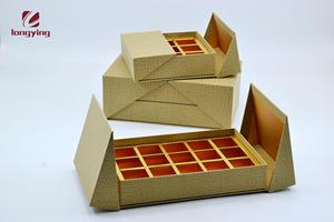 Caja de cartón de lujo con tapa para regalo, caja de cartón con tapa de 9 Uds./15 Uds./30 Uds. Para cajas de embalaje de chocolate/dulces/repostería - Product Image 4
