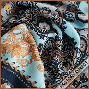 Factory Direct Silk Crepe De Chine Custom Printed For Dress Fabric 45"/55" Silk CDC