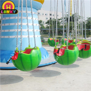 Venta de la fábrica directamente Venta caliente goog calidad niños <span class=keywords><strong>y</strong></span> adultos Parque de Atracciones equipo sandía silla volar - Product Image 3