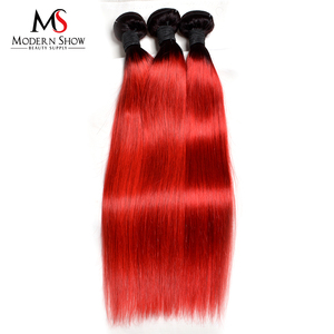 <span class=keywords><strong>Capelli</strong></span> brasiliani vergini grezzi di 100%, 3 pacchi delle donne di alta qualità 1b ombre <span class=keywords><strong>rosse</strong></span> hanno colorato i pacchi lunghi del tessuto dei <span class=keywords><strong>capelli</strong></span> - Product Image 6