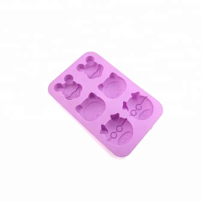 Customized high quality food grade silicone rubber Ice cube tool Cake model tool Round and square ice tray