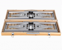 Style populaire camping bois table de pique-nique pliante avec 4 sièges