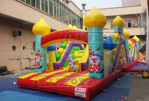 Lilytoys al aire libre toboganes inflables baratos 0,55mm PLATO carrera de obstáculos inflable para niños - Product Image 4