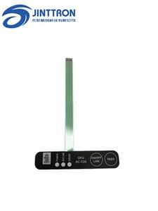 China factory customized matte finish golden plated metal dome flat <strong>button</strong> <strong>membrane</strong> <strong>switch</strong> - Product Image 2