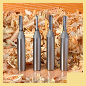 <span class=keywords><strong>Fraise</strong></span> <span class=keywords><strong>droite</strong></span> en carbure monobloc TCT revêtue d'étain pour le fraisage du bois (OEM) - Product Image 3