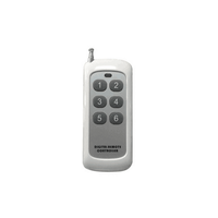 Émetteur RF sans fil 500m, télécommande à code d'apprentissage, matériau plastique, IC 1527 pour l'automatisation domestique et les lampes