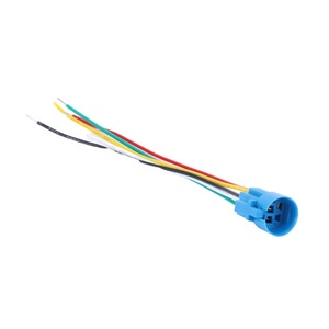 19 millimetri Treccia Filo Presa di Connettore Spina per 19 millimetri di Diametro In Metallo Push Button Pulsador On Off Interruttore Presa Elettrica - Product Image 1