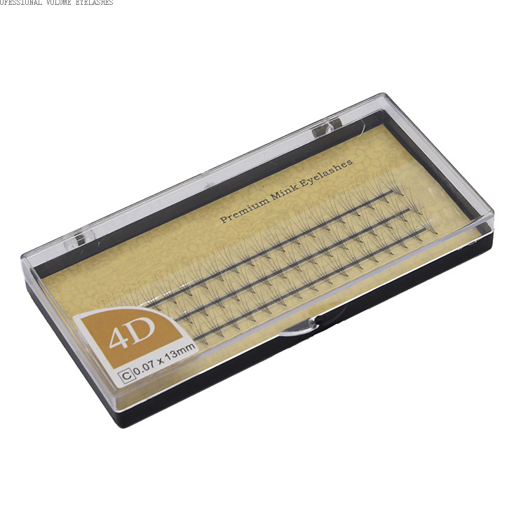 Оптовая Продажа Готовых вентилятор 4d натуральные густые волнистые объемные ресницы ручной работы из искусственной норки премиум-класса для наращивания ресниц