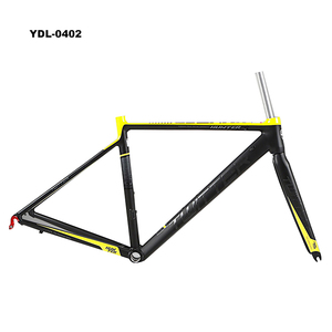 <span class=keywords><strong>Cadre</strong></span> de <span class=keywords><strong>vélo</strong></span> de <span class=keywords><strong>route</strong></span> en <span class=keywords><strong>aluminium</strong></span> Anti-10,2 pouces, fourche en carbone, vente en gros - Product Image 2