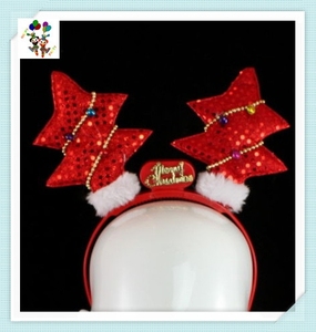 Vestido elegante de fiesta de Navidad barato, diademas de árbol de Navidad con luces intermitentes Led de lentejuelas, 2017 - Product Image 2