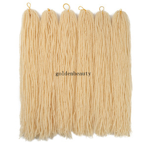 <strong>Synthetic</strong> High Temperature Fiber Faux Locs Crochet Hair Extension Jumbo Braid and Goddess Locs Durable <strong>Synthetic</strong> <strong>Dreadlocks</strong> - Product Image 5