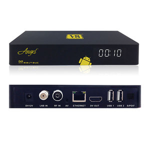 V8 Ange <span class=keywords><strong>DVB</strong></span>-S2 + <span class=keywords><strong>T2</strong></span> + Câble + IPTV satellite tv récepteur android4.4 OTT TV box soutien <span class=keywords><strong>cccam</strong></span> newcam Kodi14.2 - Product Image 4