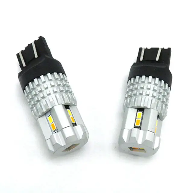 Car LED Bulb 7443 W21/5W Led Car Bulb Amber White Led Turn Light Direction Indicator Lamp