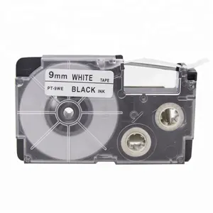 PUTY 9mm Black On White EZ Label Tape Cartridge XR-9WE Compatible Ink Cartridge