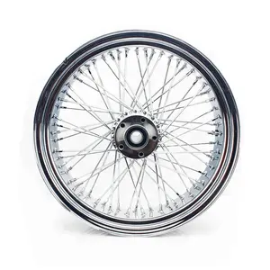 Tùy Chỉnh Thép Không Gỉ Phía Sau Spoked Xe Máy Bánh Xe Cho Harley Davidson Phụ Tùng