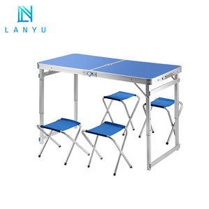 Alluminio Portatile pieghevole pieghevole di campeggio di picnic <span class=keywords><strong>tavolo</strong></span> <span class=keywords><strong>panca</strong></span> formati - Product Image 4