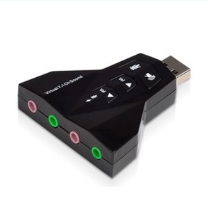 Hot Bán Card Âm Thanh Adapter Âm Thanh 7.1 Kênh USB Card Âm Thanh Chất Lượng Tốt - Product Image 1