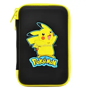 Custom evaハードバッグWaterproof Cute Pikachu Hard PouchケースforDS XL eva保護収納袋
