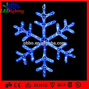 2014 2d bleu clair corde conduit feux motif de flocon de neige pour <span class=keywords><strong>les</strong></span> ventes - Product Image 1