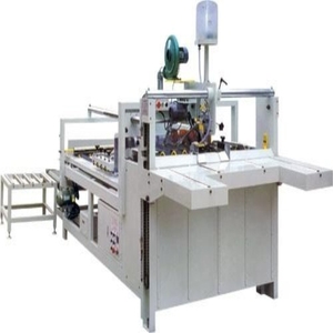 carton folding gluing machine/Paper Cover Rigid Box Gluing Machine with conveyor belt