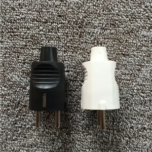 4.8mm 16a 250 v दो-पिन यूरोप पावर यूरोपीय संघ शक्ति प्लग/जर्मन schuko प्लग/2 पिन schuko प्लग