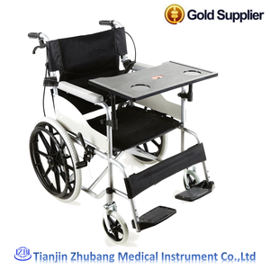 Fauteuil roulant manuel pliable tout-Terrain, accessoire de voyage léger, en acier, pour personnes âgées - Product Image 3
