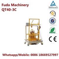 Équipement pour le QT40-3C écologique Cinder Block Machine de fabrication de briques creuses en ciment en mouvement Prix