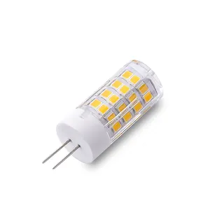 מכירה לוהטת משלוח מדגם g4 led 12v 3w זרקור קר לבן 360 תואר g4 led הנורה 5730 24v 5w