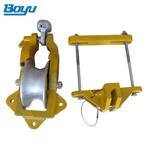 aluminum crossarm mounted stringing block stringing equipment accessories