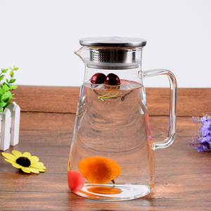 De vidrio borosilicato de alta <span class=keywords><strong>jarra</strong></span> de agua de vidrio de <span class=keywords><strong>la</strong></span> <span class=keywords><strong>jarra</strong></span> con mango 50 oz/1500 ml - Product Image 3