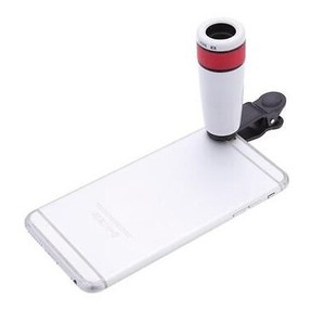 Fashional Clip Universal telescopio del zumbido 8x lente de la cámara <span class=keywords><strong>con</strong></span> trípode soporte para el teléfono celular - Product Image 2