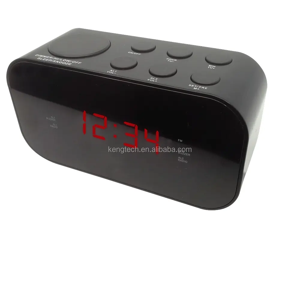 0.6 "Nieuwe Stijl Desktop Dual Alarmen Klok Radio CT-3088