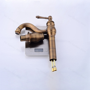 Hiện đại phòng tắm chậu vòi antique brass vòi nước mixer đơn xử lý vòi nước lưu vực XR0321 - Product Image 5