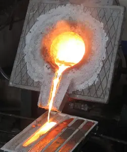 Venta caliente 1ton inducción de fusión de Metal del horno de fusión de acero grandes horno