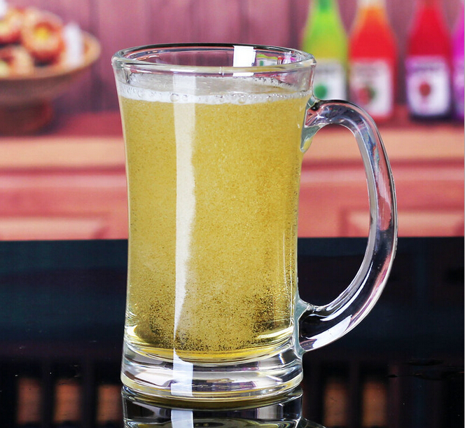 375Ml 310ML  wholesale custom beer drinking glass mug with handle