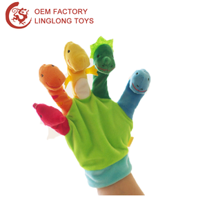 Títeres de Dedo de Animales del Zoológico, Juguete de Peluche Educativo, Accesorios Realistas para Contar Historias, Títere de Mano de Mono/Vaca/Rana/Panda, Ventrílocuo - Product Image 3