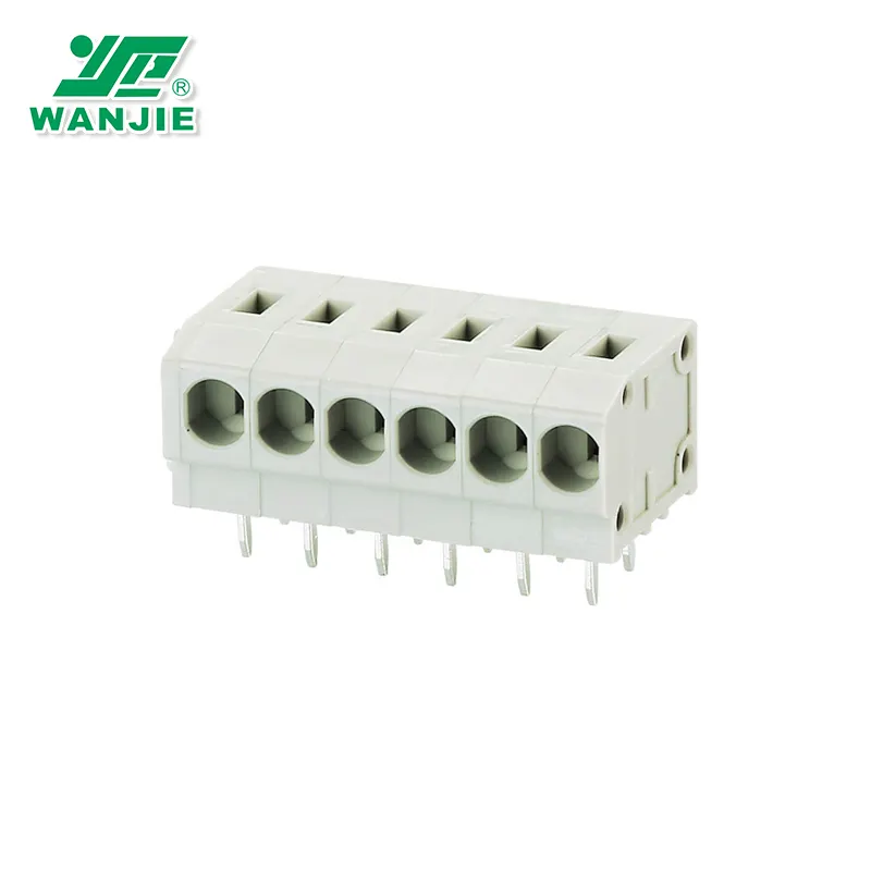 3.81mm small pitch double row pin header PCB Spring Terminal Block Connector WJ235B