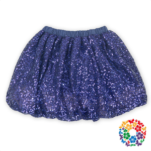 Turquesa jóvenes chicas vistiendo faldas cortas con lentejuelas chicas jóvenes Mini faldas venta al por mayor niños Petti falda - Product Image 6