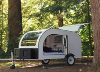 Petite caravane de camping en fibre de verre OEM