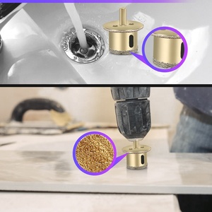Kim Cương Lõi Khoan Bit Lưu Vực Đá Cẩm Thạch Lỗ Saw Opener Máng Lưu Vực Bồn Rửa Lọ Hoa Khoan Lổ Cưa Lưu Vực Mở Máng Khoan Lổ 45Mm 50Mm - Product Image 3