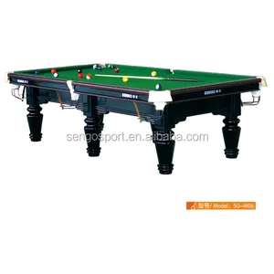 Meja Biliar Gaya Inggris Snooker Kayu Padat