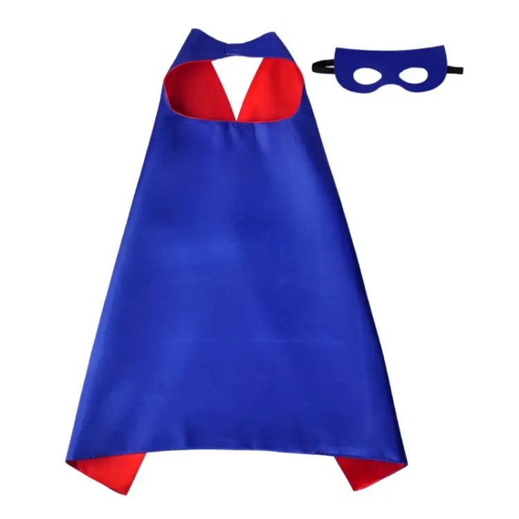 Custom Make-Up Held Cape Halloween Met Uw Logo