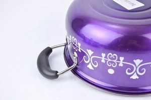 De alta calidad de acero inoxidable olla de cocción y pan de ollas y sartenes utensilios de cocina juegos de cocina con tapas en vidrio - Product Image 6