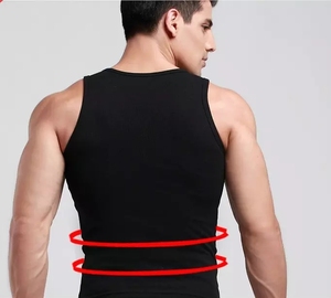 Rongrong <strong>Compression</strong> Stomach Girdle Tank Top Body Shaper <strong>Vest</strong> <strong>for</strong> <strong>Men</strong> - Product Image 6