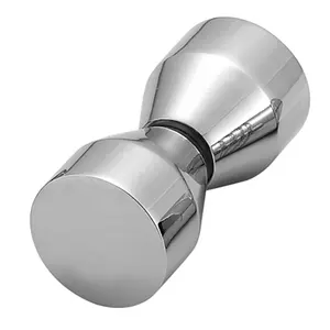 Bathroom hardware accessory double sided furniture forged shower brass door handle knob