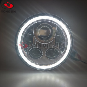 Moto 7 "Chrome Phare Pour Honda Hornet 250 600 900 VTR CB 400 <span class=keywords><strong>500</strong></span> 1300 - Product Image 4