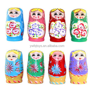Nouveau style vente chaude haute qulity <span class=keywords><strong>en</strong></span> bois jouet peint Matriochka poupée - Product Image 3