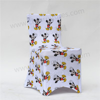 CH-99 belle housse de chaise de mariage pour enfants Mickey Mouse Design